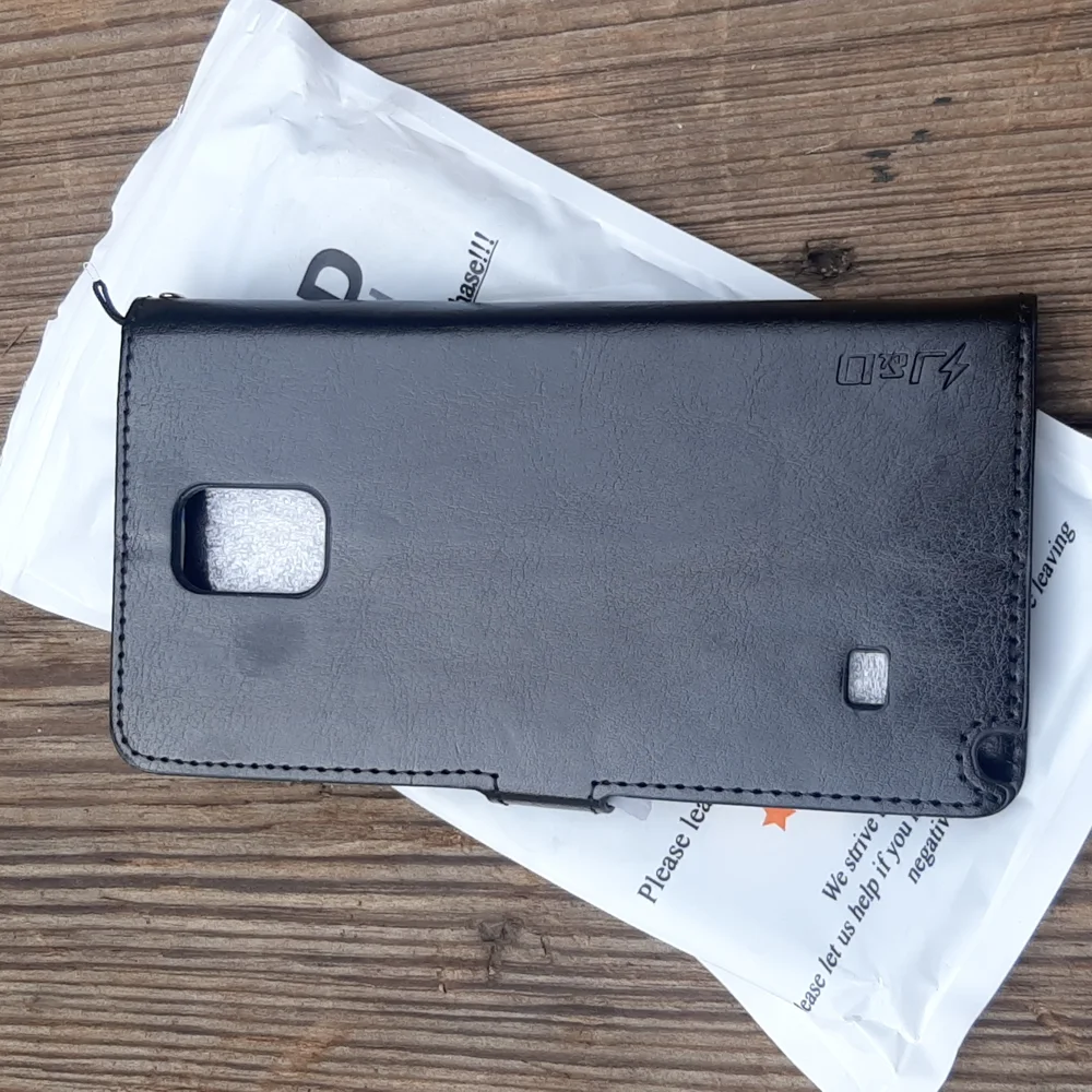 NWT Samsung galaxy note 4 black wallet case. Cell phone wallet protective case
